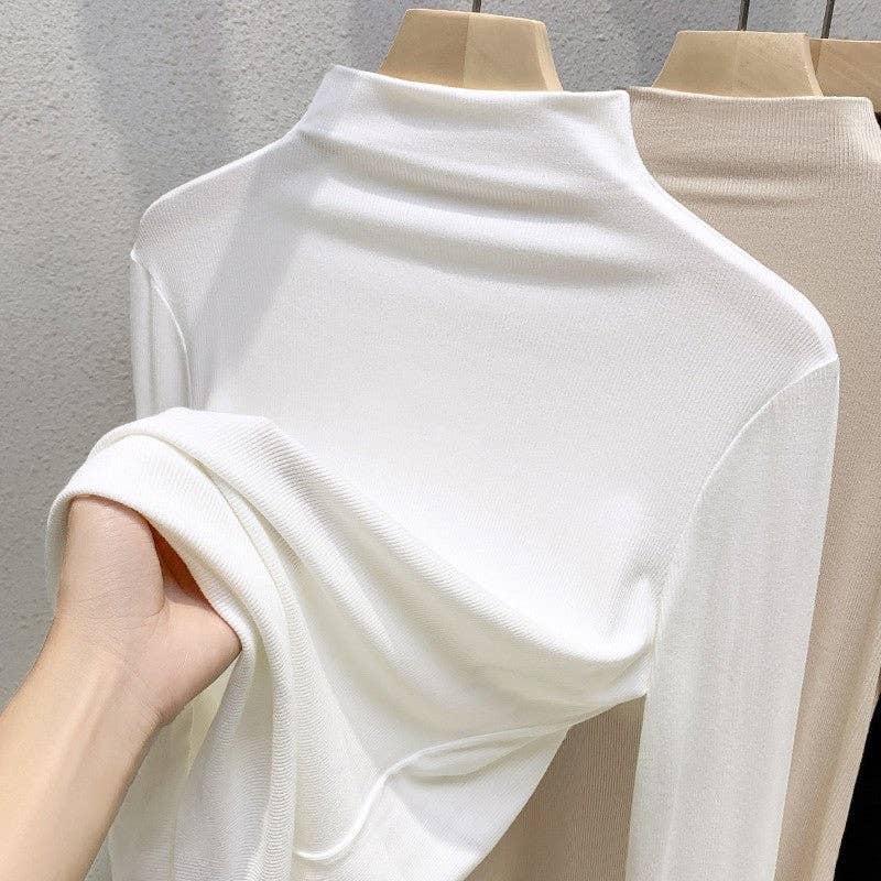 The Elise Mock Neck Top