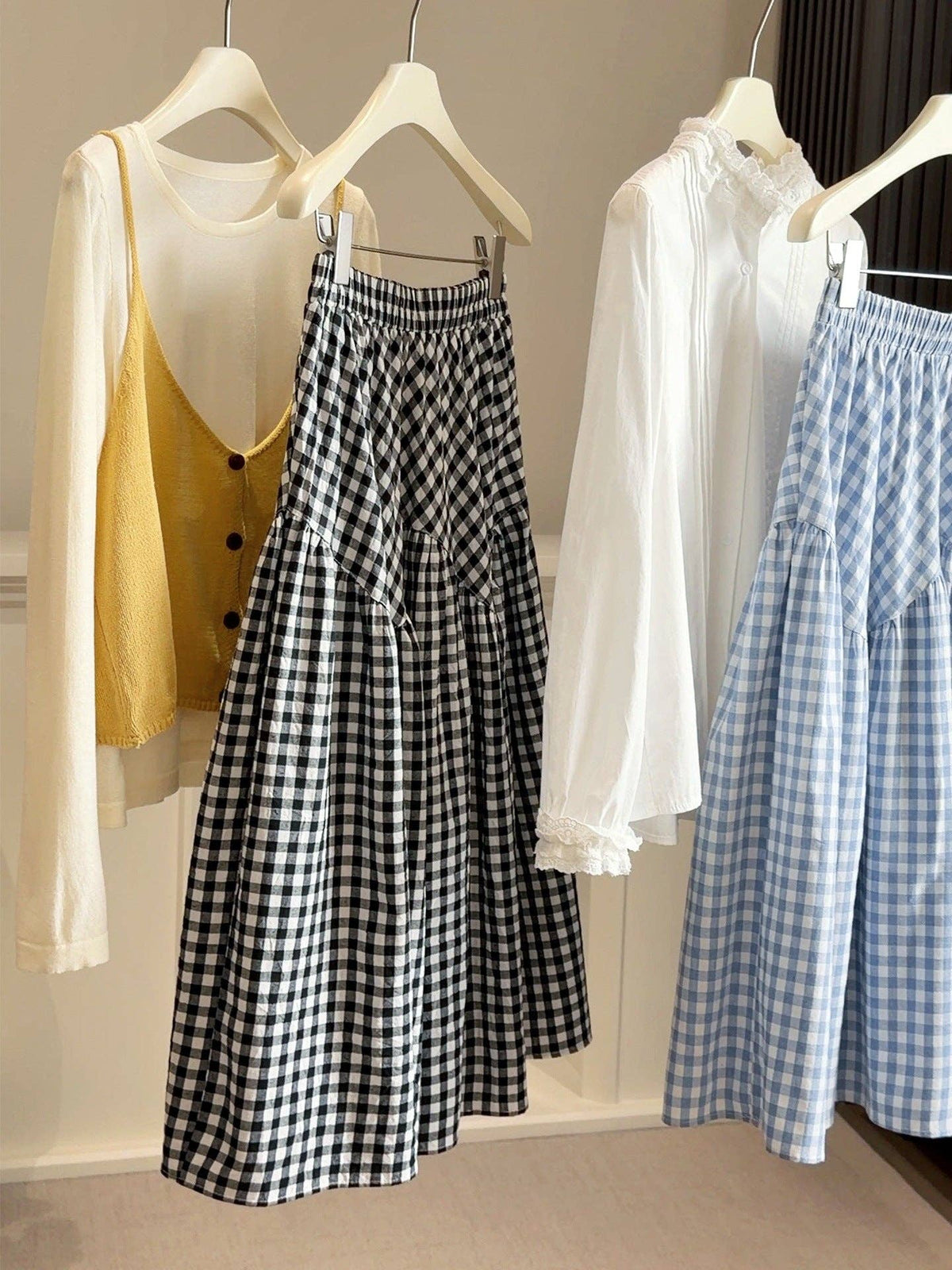 The Bell Gingham Skirt