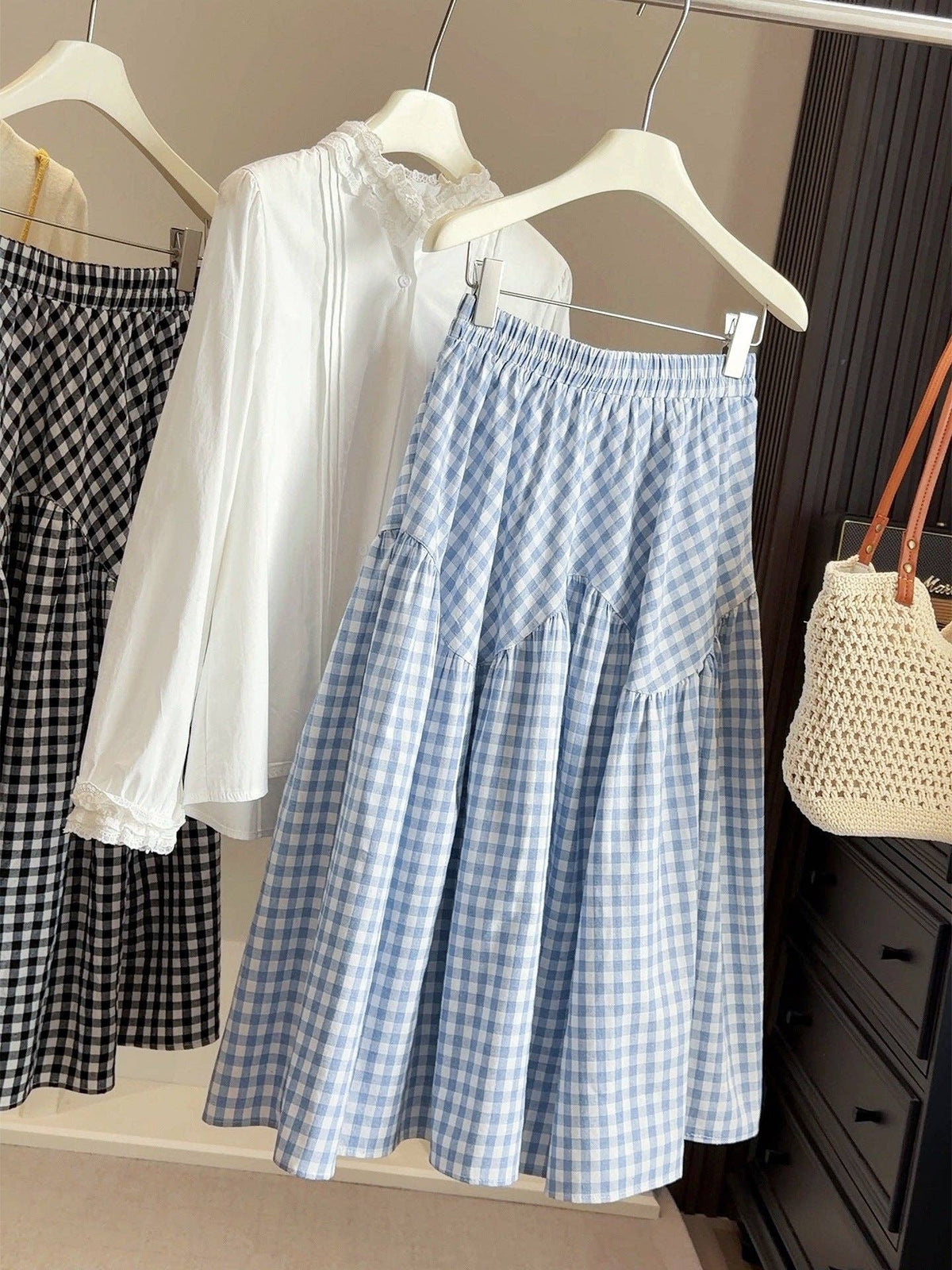 The Bell Gingham Skirt