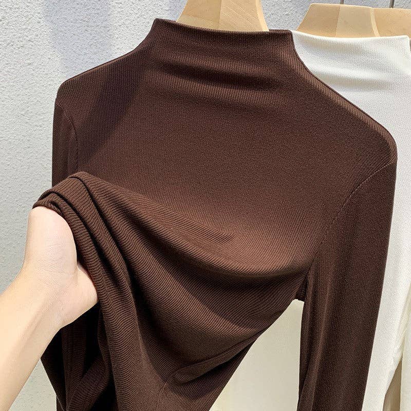 The Elise Mock Neck Top