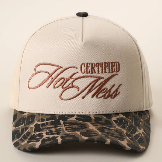 “Certified Hot Mess” Trucker Hat