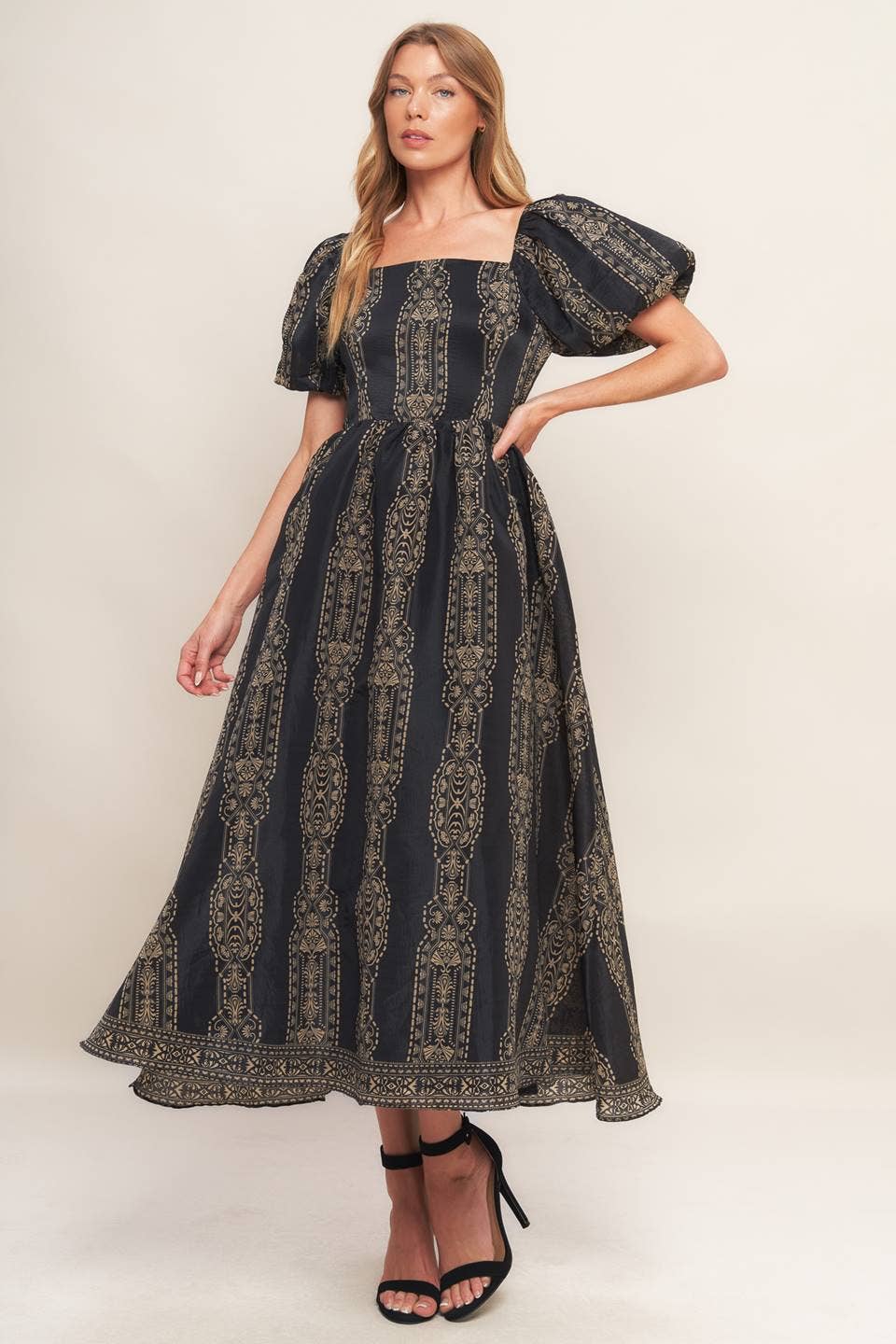 The Sienna Paisley Midi Dress