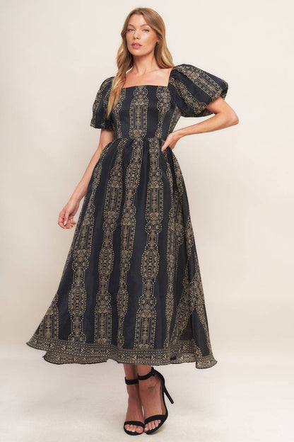 The Sienna Paisley Midi Dress
