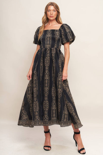 The Sienna Paisley Midi Dress