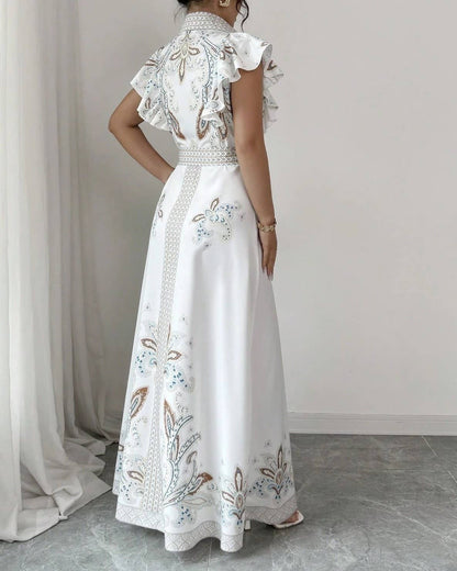 The Bellamy Paisley Maxi Dress
