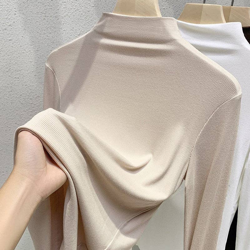 The Elise Mock Neck Top