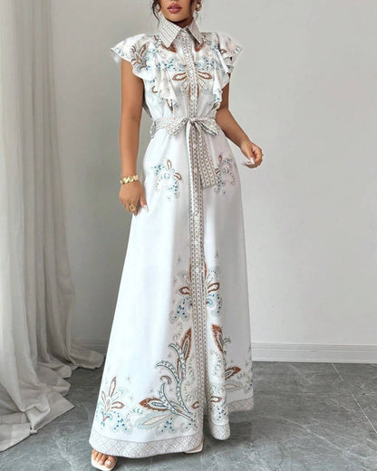 The Bellamy Paisley Maxi Dress