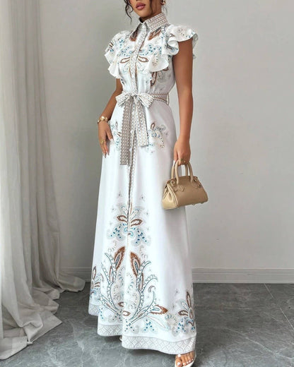 The Bellamy Paisley Maxi Dress
