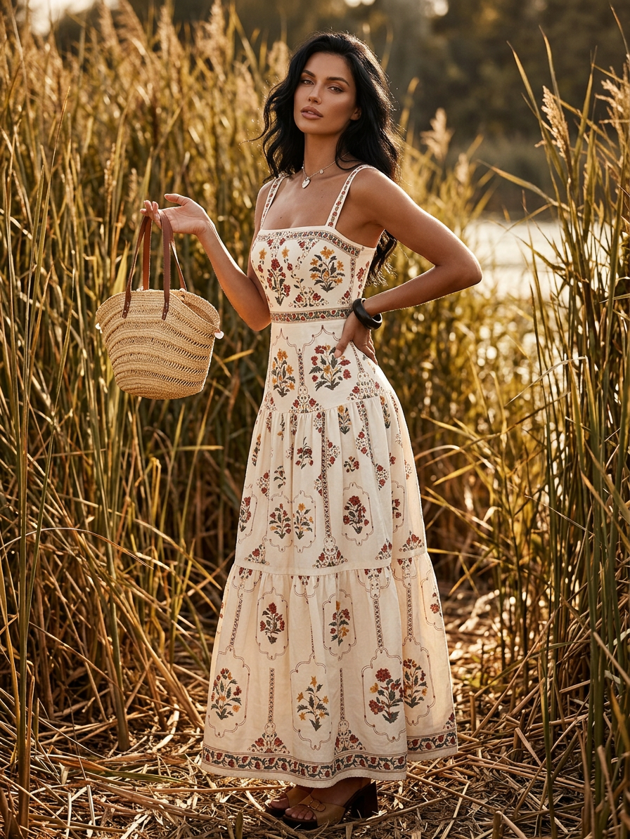 The Rosalie Floral Maxi Dress