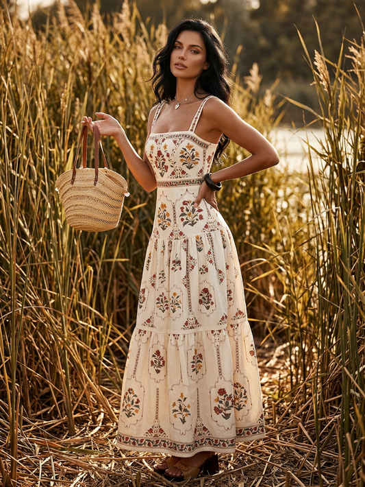 The Rosalie Floral Maxi Dress