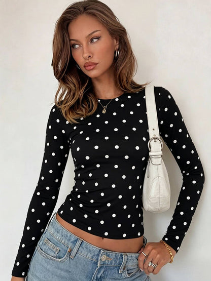The Colette Polka Dot Top