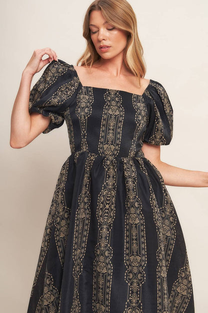 The Sienna Paisley Midi Dress