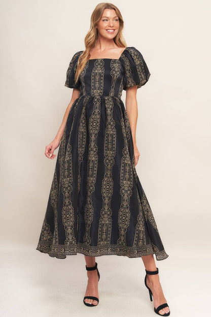 The Sienna Paisley Midi Dress